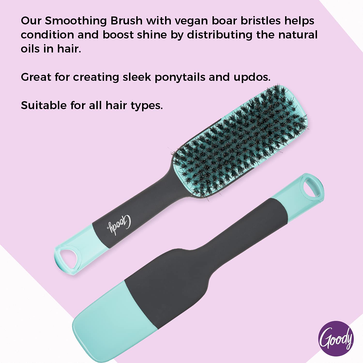 Goody Total Texture brush with non-slip handle design