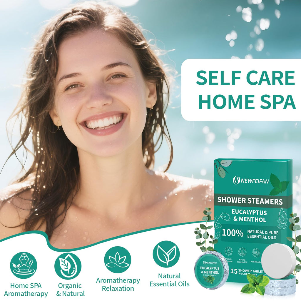 Newfeifan aromatherapy shower steamers individual packaging