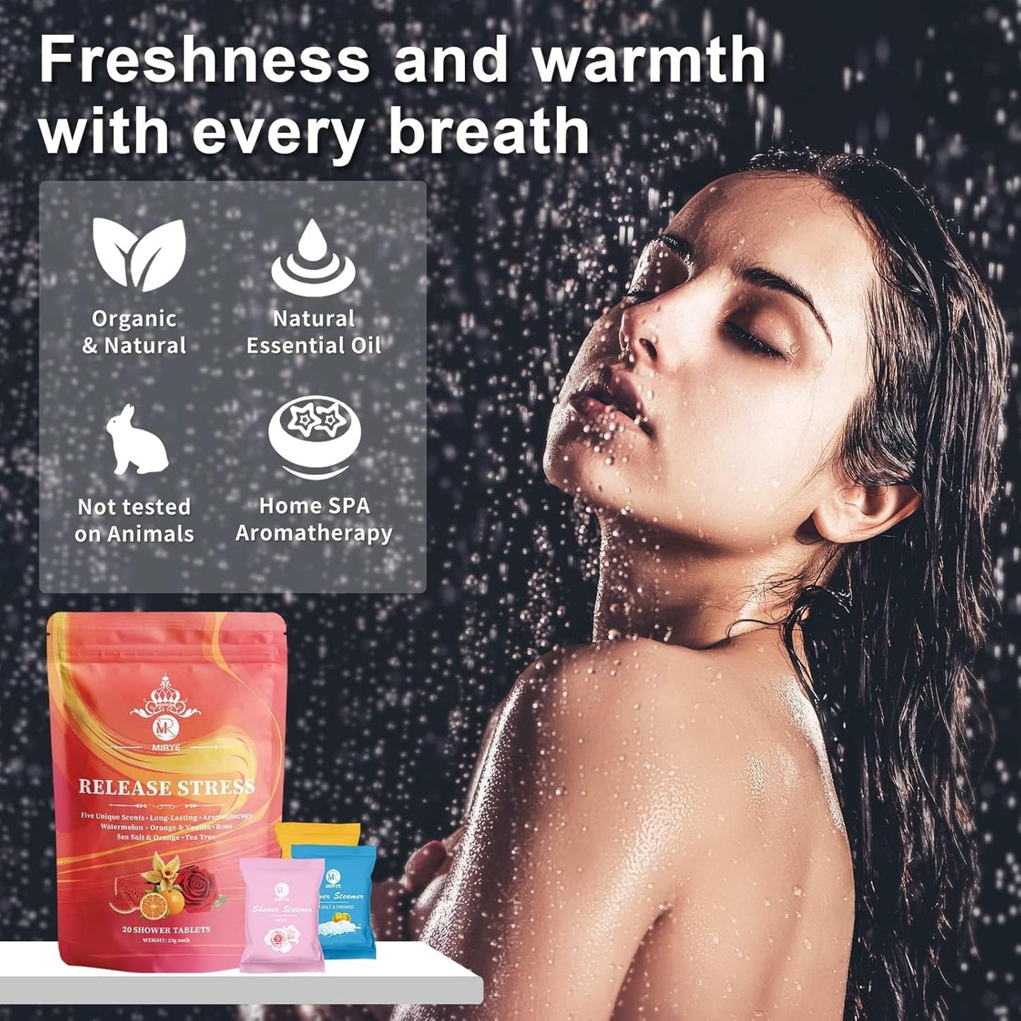 MR MIRYE relaxation shower aromatherapy melts with botanical ingredients