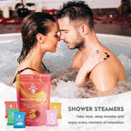Premium gift packaging of MR MIRYE shower bombs for women