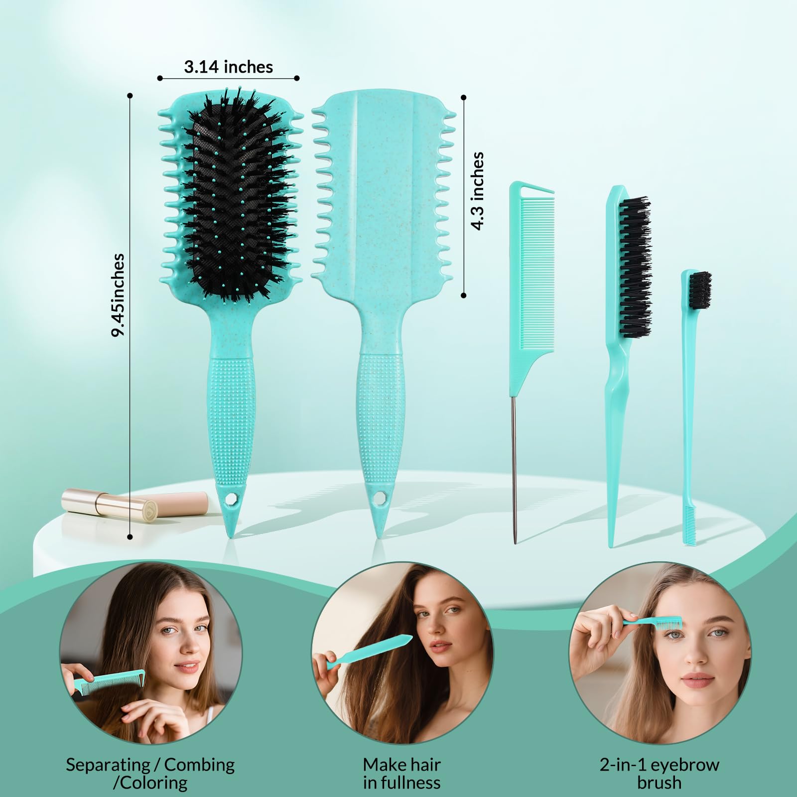 Close up of flexible bristles on Gfdck brush
