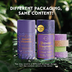 O Naturals relaxation gift box contents detailing lavender chamomile jasmine and gardenia scents