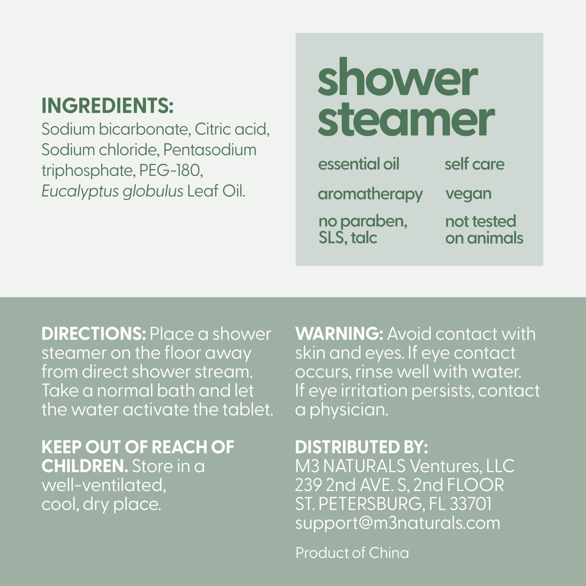 Authentic USA imported personal care tablets displaying the cruelty free and hypoallergenic certification symbols.