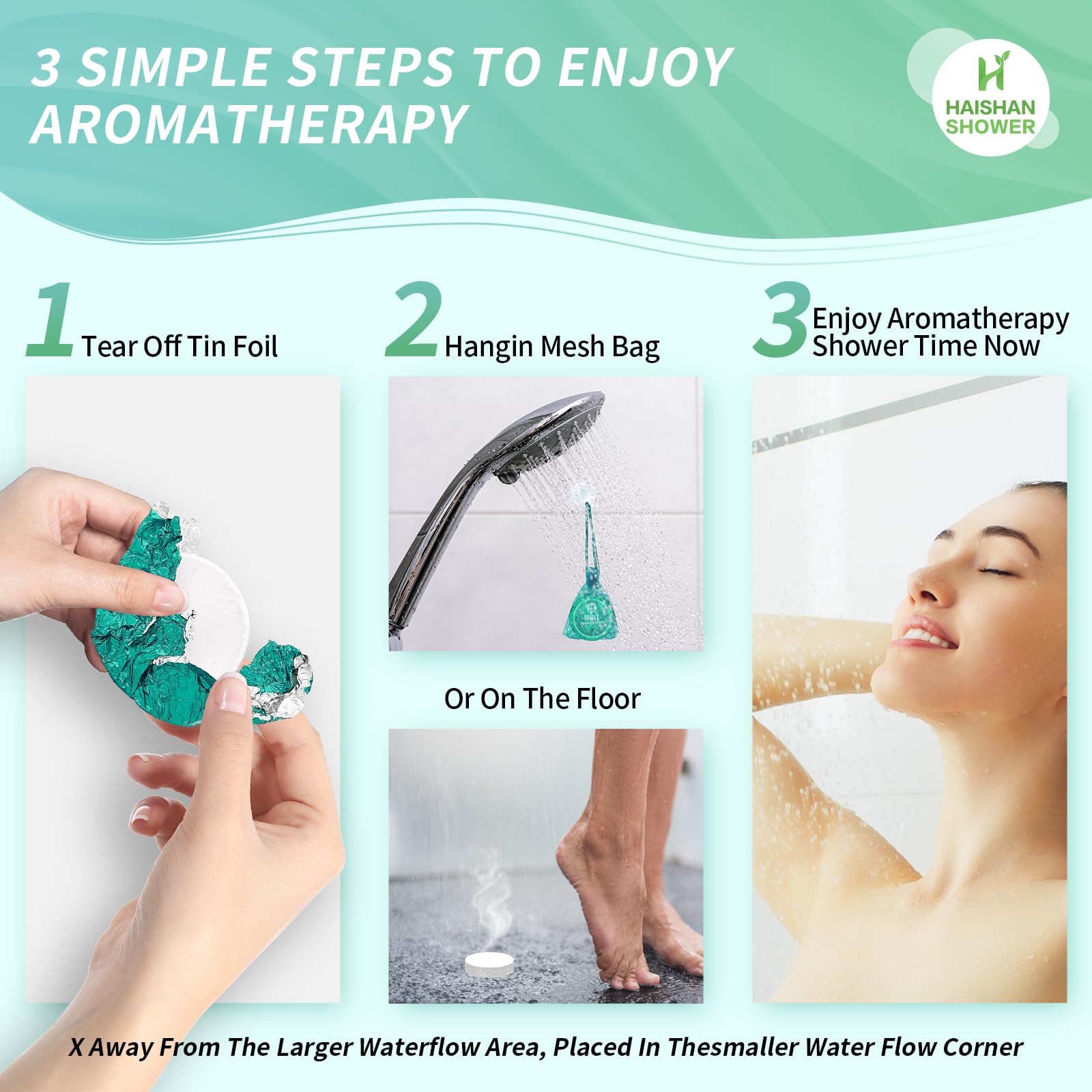 Aromatherapy shower steamers gift box for women and men self care