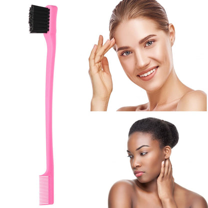 Dual sided bristle brush for baby hair styling