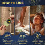 Steam rising from a dissolving effervescent aromatherapy tablet in a warm bath environment.