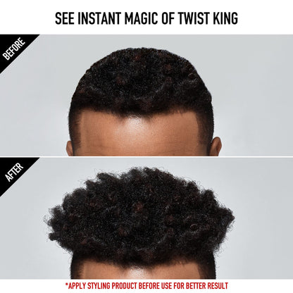 Durable twist styler tool for defined curls and coils