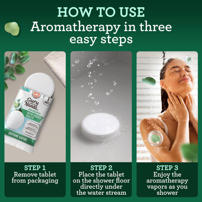 USA imported GuruNanda aromatherapy shower steamers for stress relief