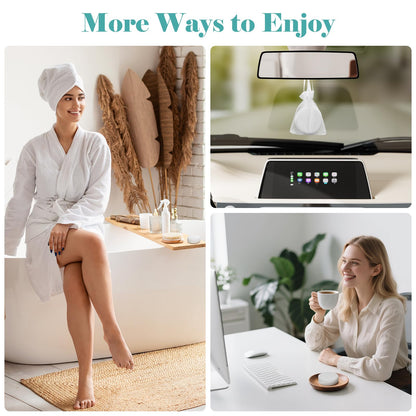 Eucalyptus and mint botanical ingredients alongside premium home spa tablets