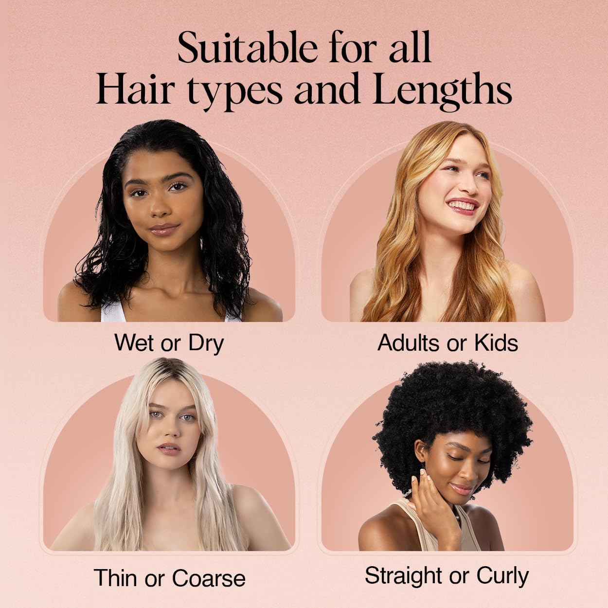 Kitsch detangler brush in packaging for imported beauty