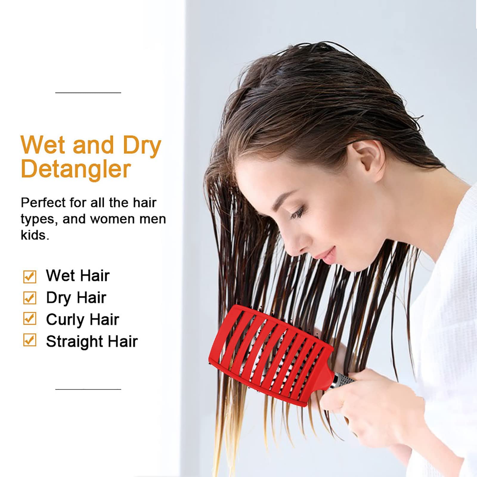Hairstreaq hair brush packaging and product display