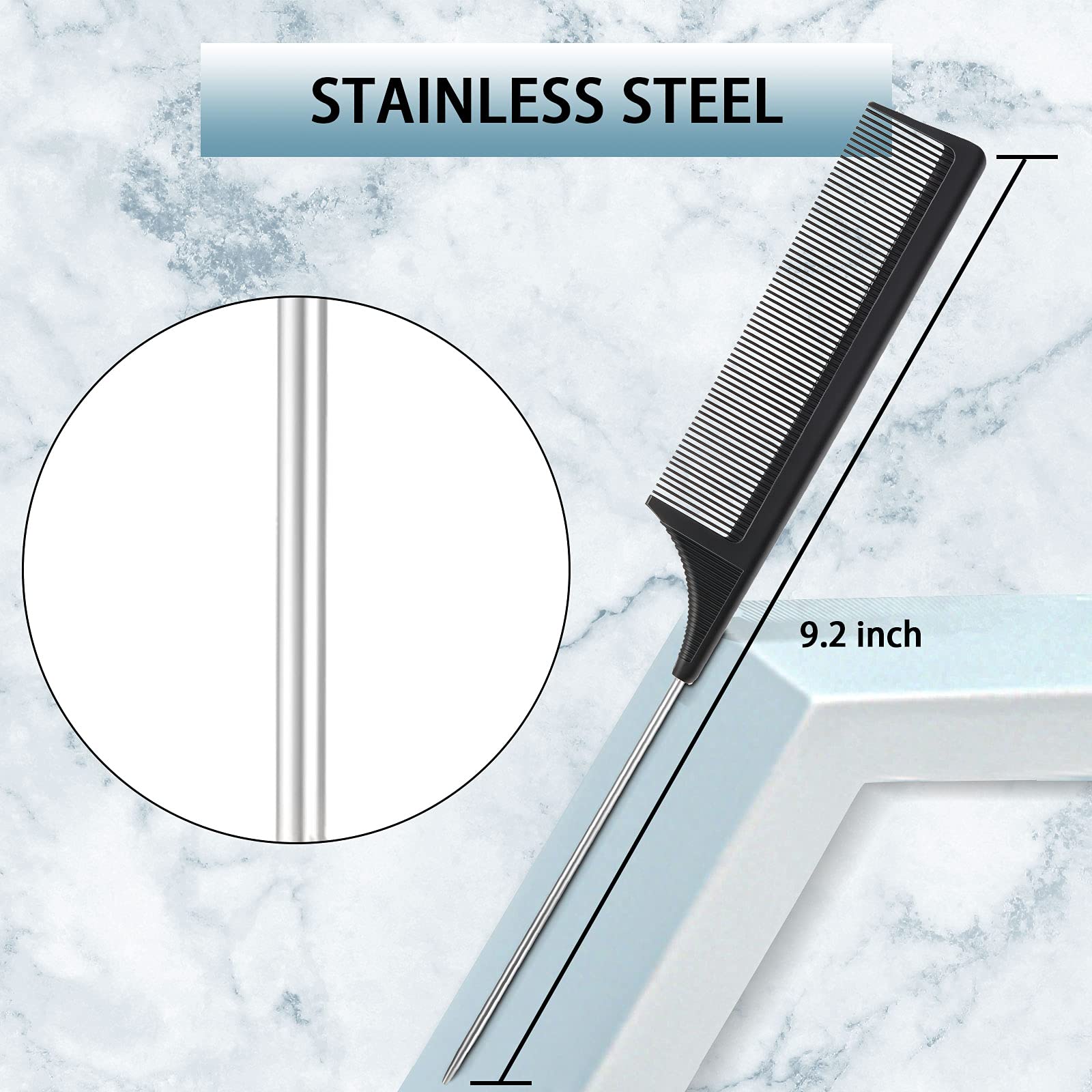 Geiserailie double sided edge control brush for baby hair