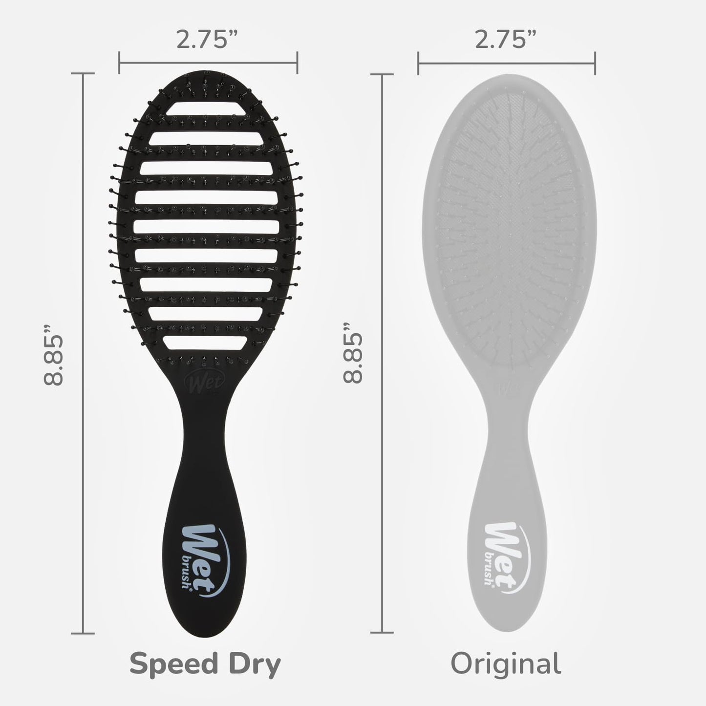 Wet Brush Speed Dry hair brush being used with blow dryer