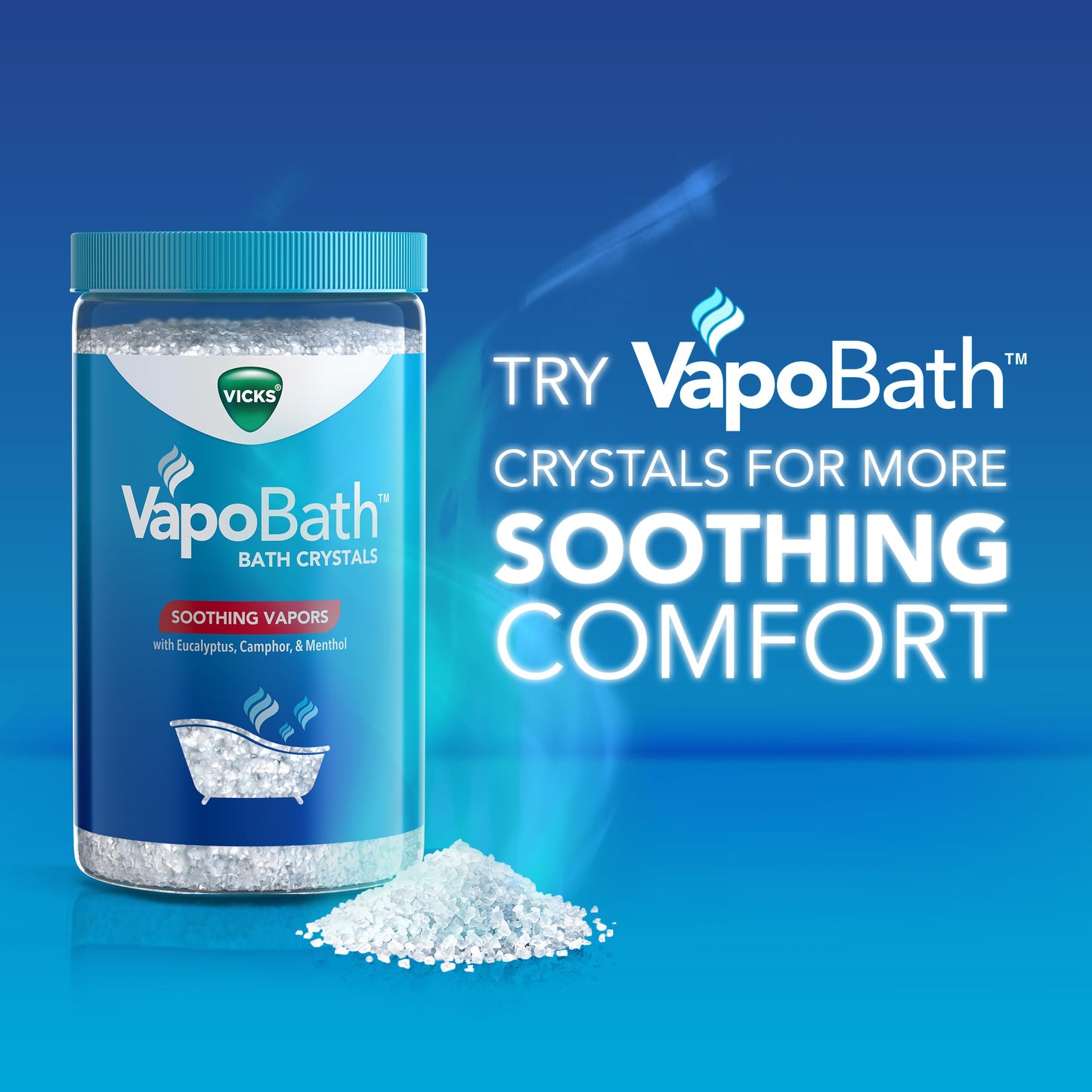 Premium non medicated aromatherapy tablets by Vicks displayed on a clean surface