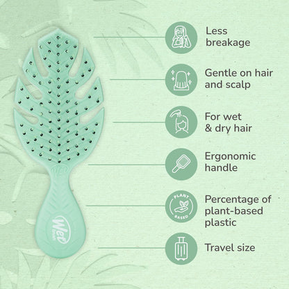 Wet Brush Go Green mini hair brush for travel bag
