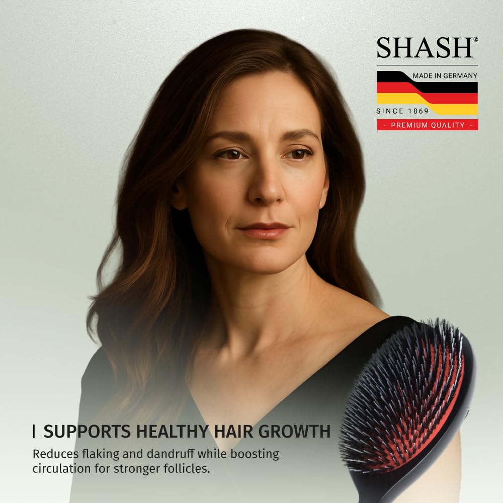 Authentic Shash Germany hair brush product branding