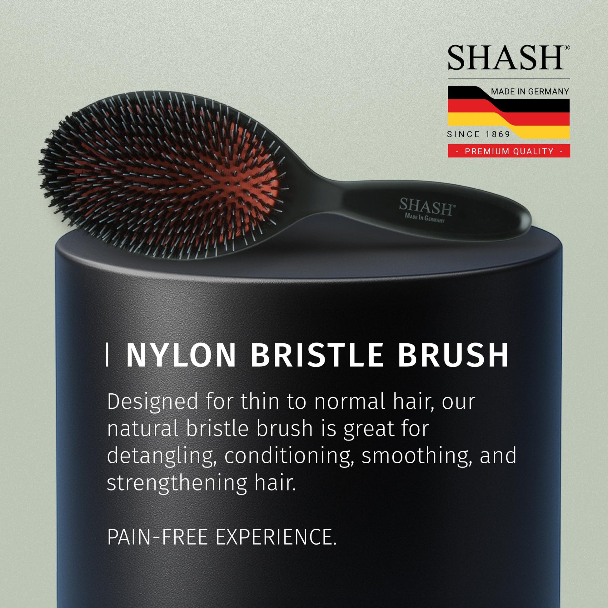 Shash boar bristle brush for thick hair lifestyle shot