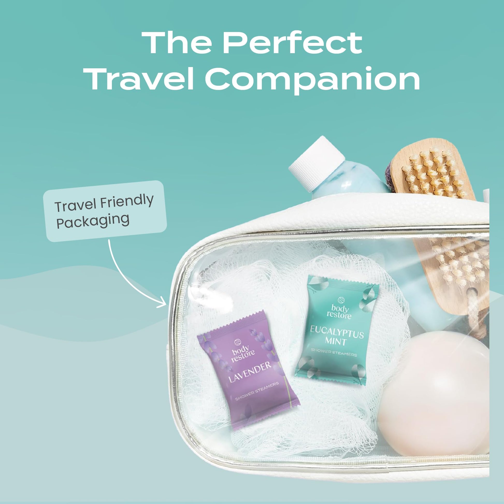Luxury spa gifts pack containing fifteen aromatic wellness tablets for men and women.