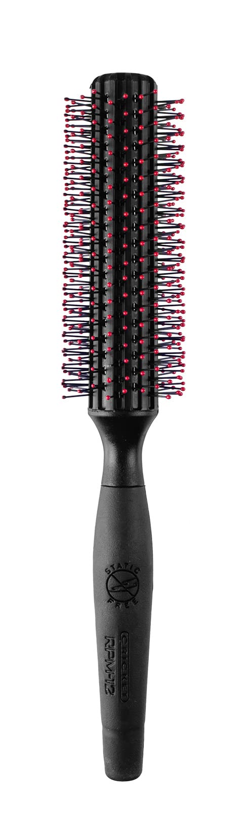Packaging layout of genuine Cricket static free round grooming brush