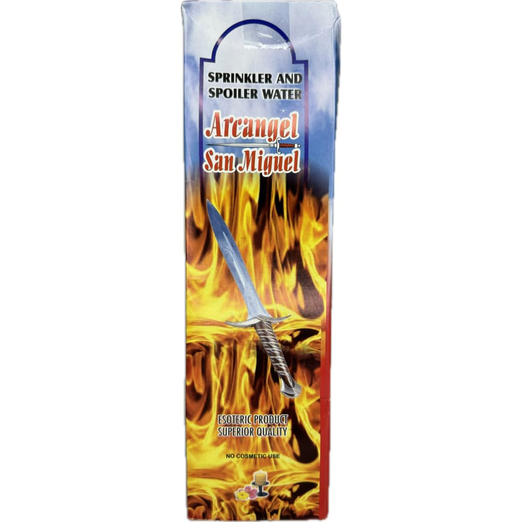 RoseBlossomsNaturals San Miguel spiritual wash bottle label detail