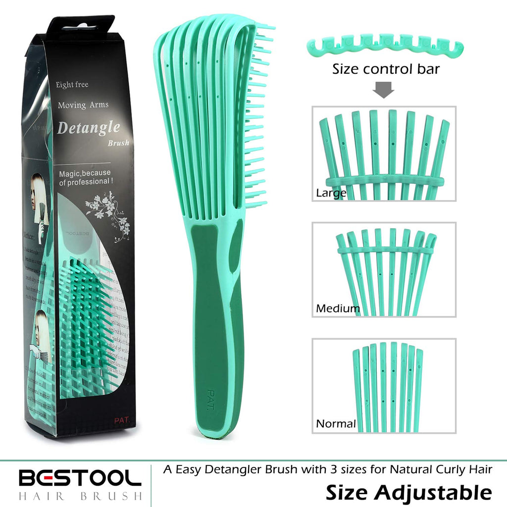 Bestool hair brush nylon bristles close up