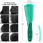 Bestool afro hair brush side profile