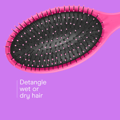 Conair three pack hair brushes for wet and dry hair care routine on a clean background