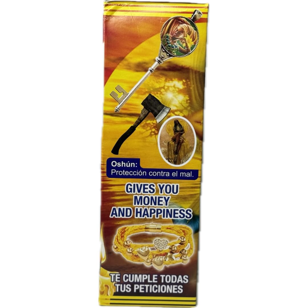 Close up of Oshun esoteric ritual bath 8 fluid ounce