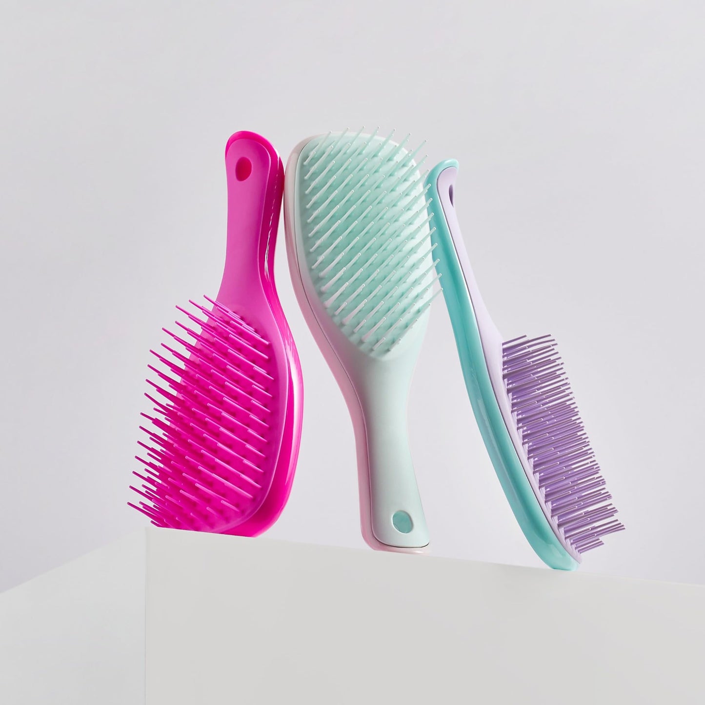 Detailed close-up of Tangle Teezer patented flexible teeth technology