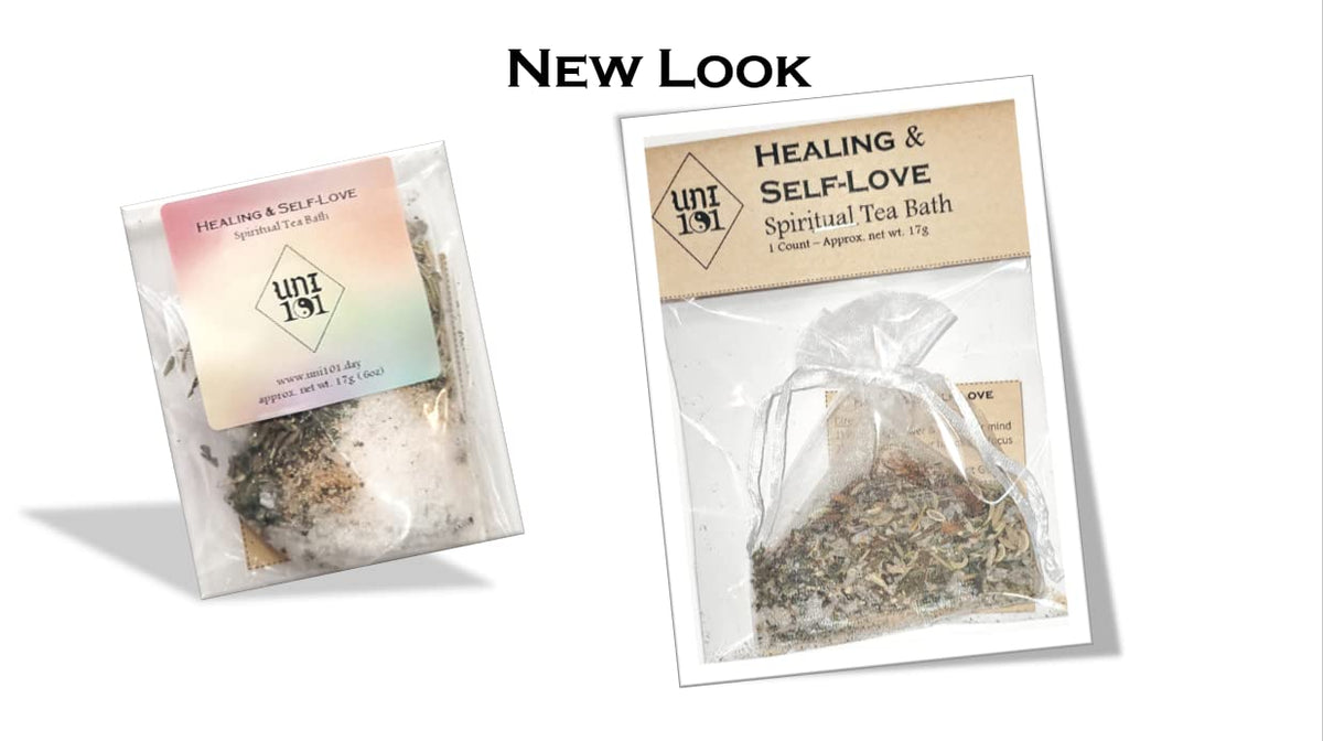 Uni101 Healing And Self-Love Spiritual Tea Bath loose botanical blend