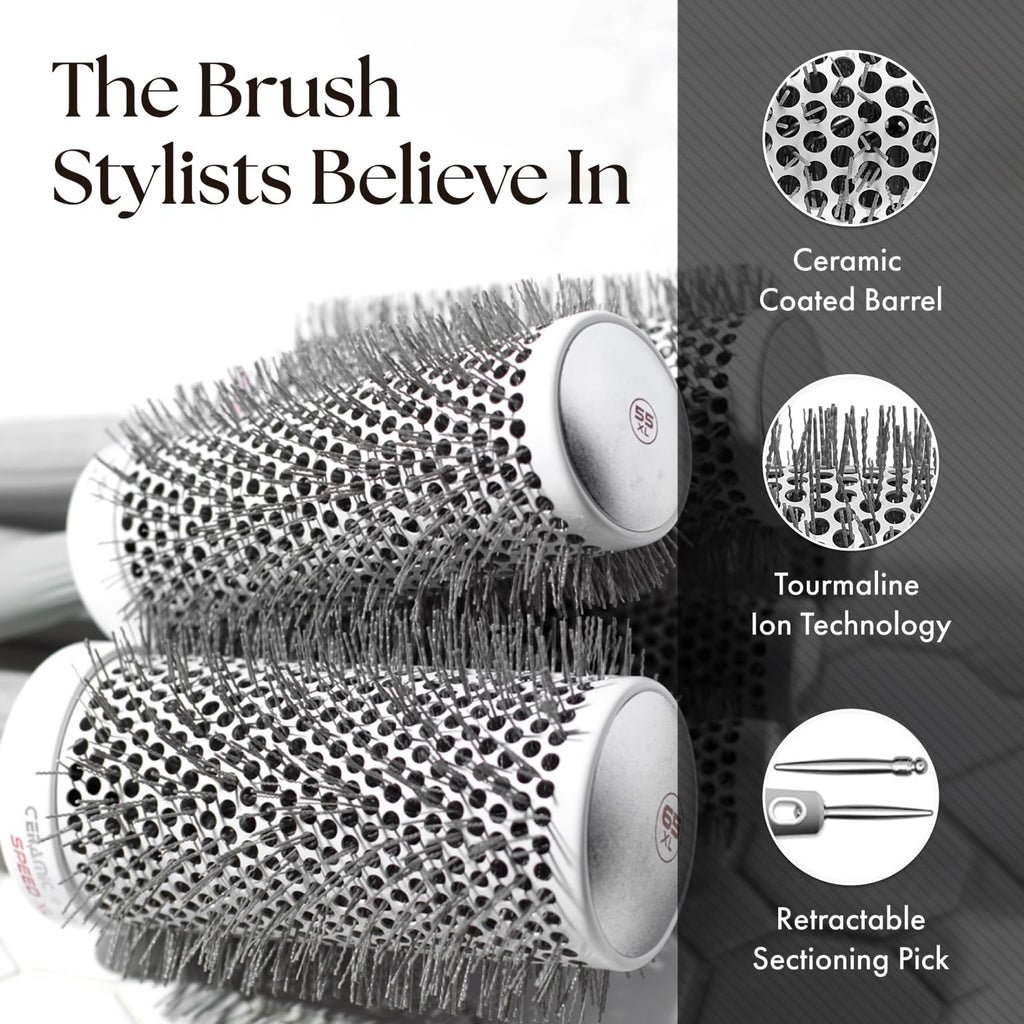 Olivia Garden CIXL-45 styling brush handle design