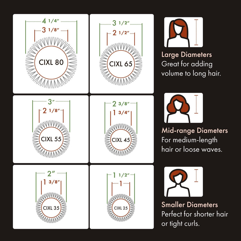 Olivia Garden professional blowout hair brush in packaging