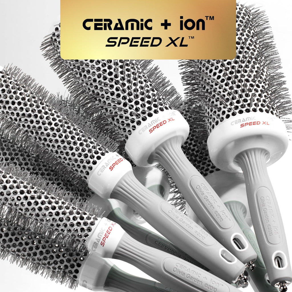 Olivia Garden ceramic ion brush lifestyle application