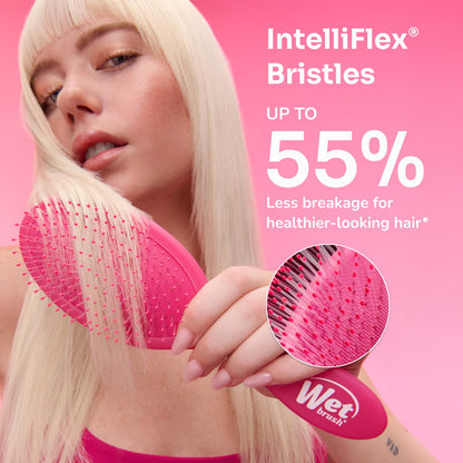 Wet Brush Smooth Styler used on long hair