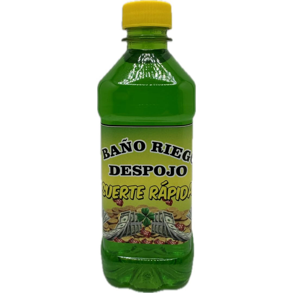 8 Fluid Ounces bottle of Quick Luck spiritual bath preparation for good fortune