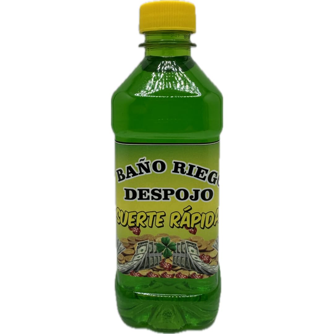 8 Fluid Ounces bottle of Quick Luck spiritual bath preparation for good fortune