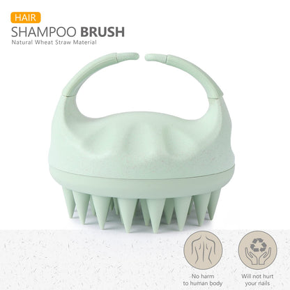 Sndyi scalp scrubber showing soft silicone bristles
