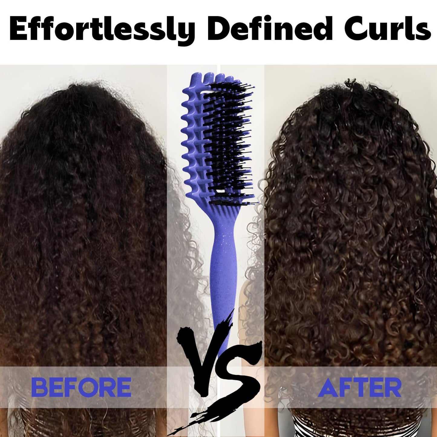 Side profile of MMBVSZ curl brush showing curved design