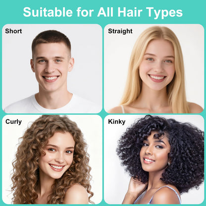 Weldilgit ergonomic wheat straw hair brush handle