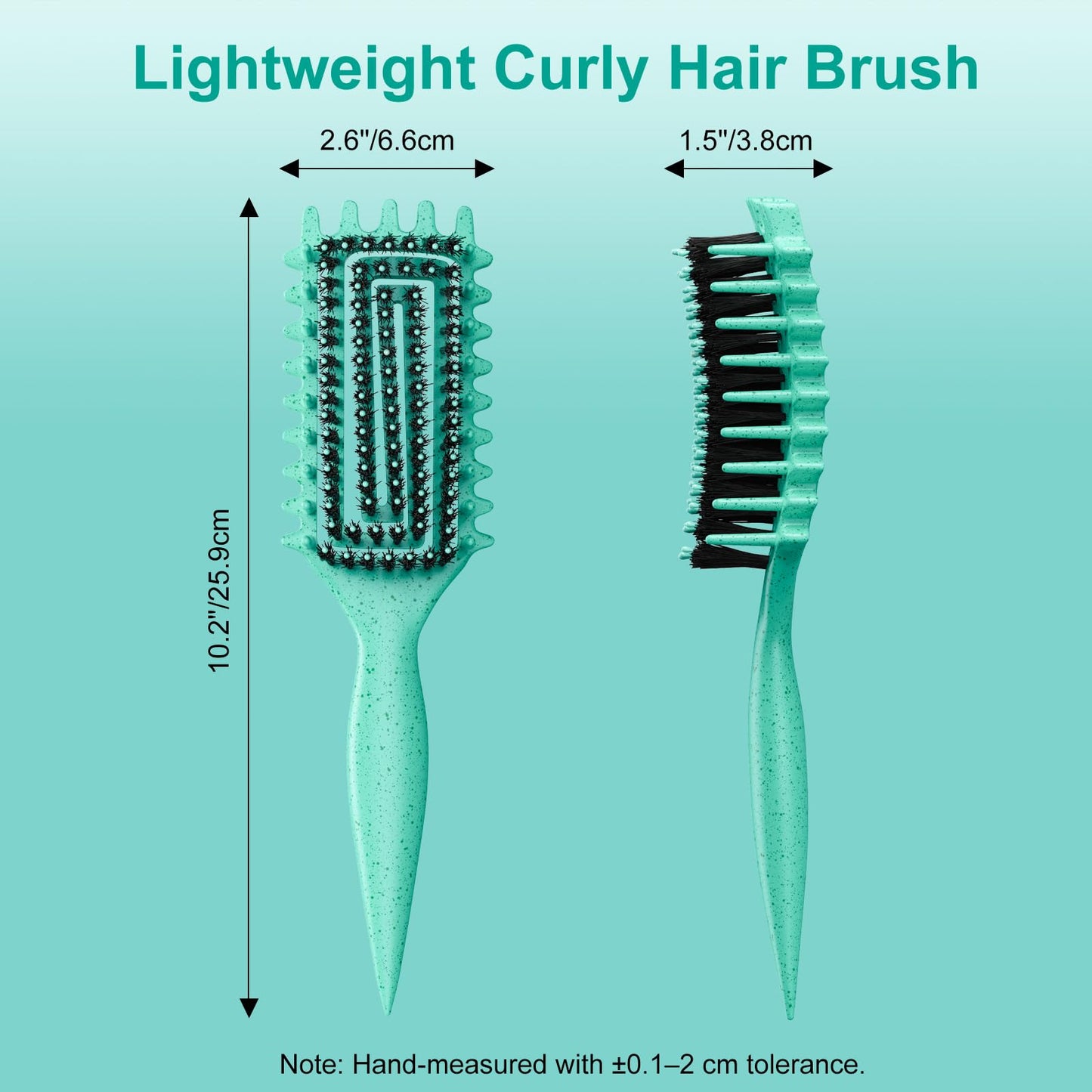 Weldilgit curly hair brush for detangling wet hair