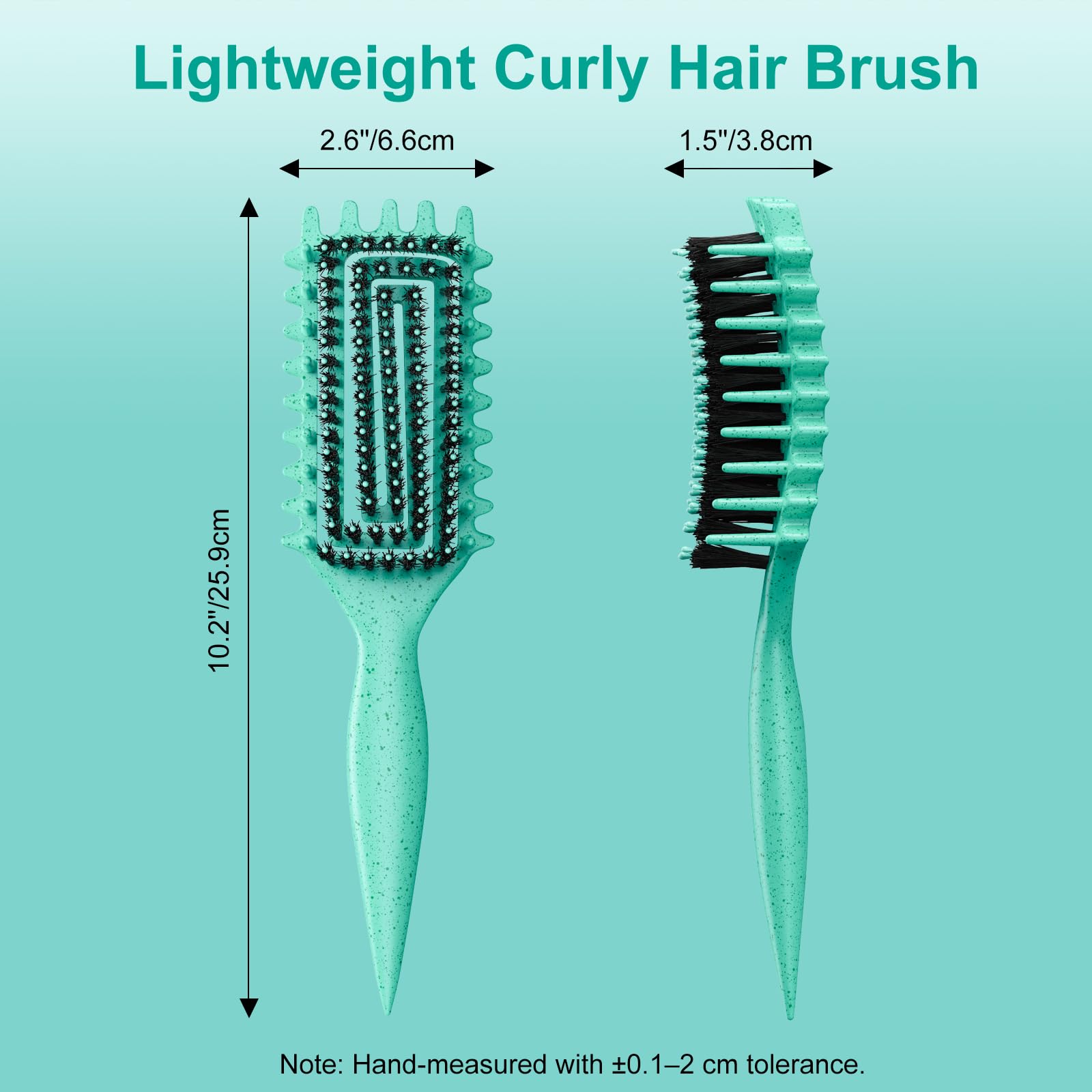 Weldilgit curly hair brush for detangling wet hair