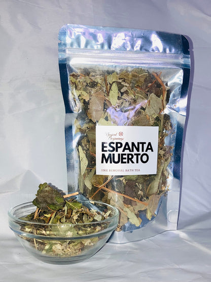 Authentic USA-imported spiritual bath herbs in resealable packaging