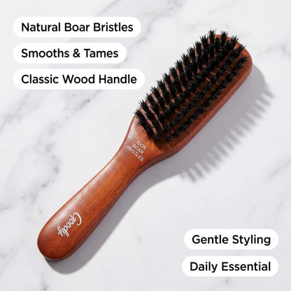 Goody natural edge control brush side profile showing bristle density and alignment