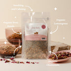 Sprigs relaxing herbal blend package displayed upright