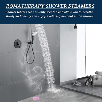 How to use aromatherapy shower steamer tablet in bathroom
