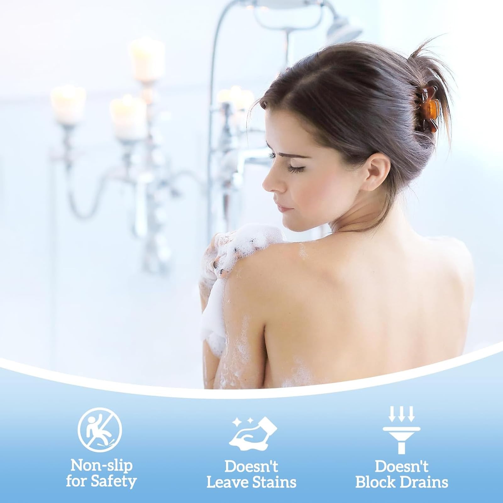 Aromatherapy shower steamer tablets for skin hydration and cleansing