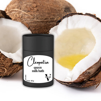 Vxn Lux milk bath powder for skin hydration