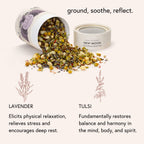 Moon Bath New Moon Botanical Bath Tea packaging side profile