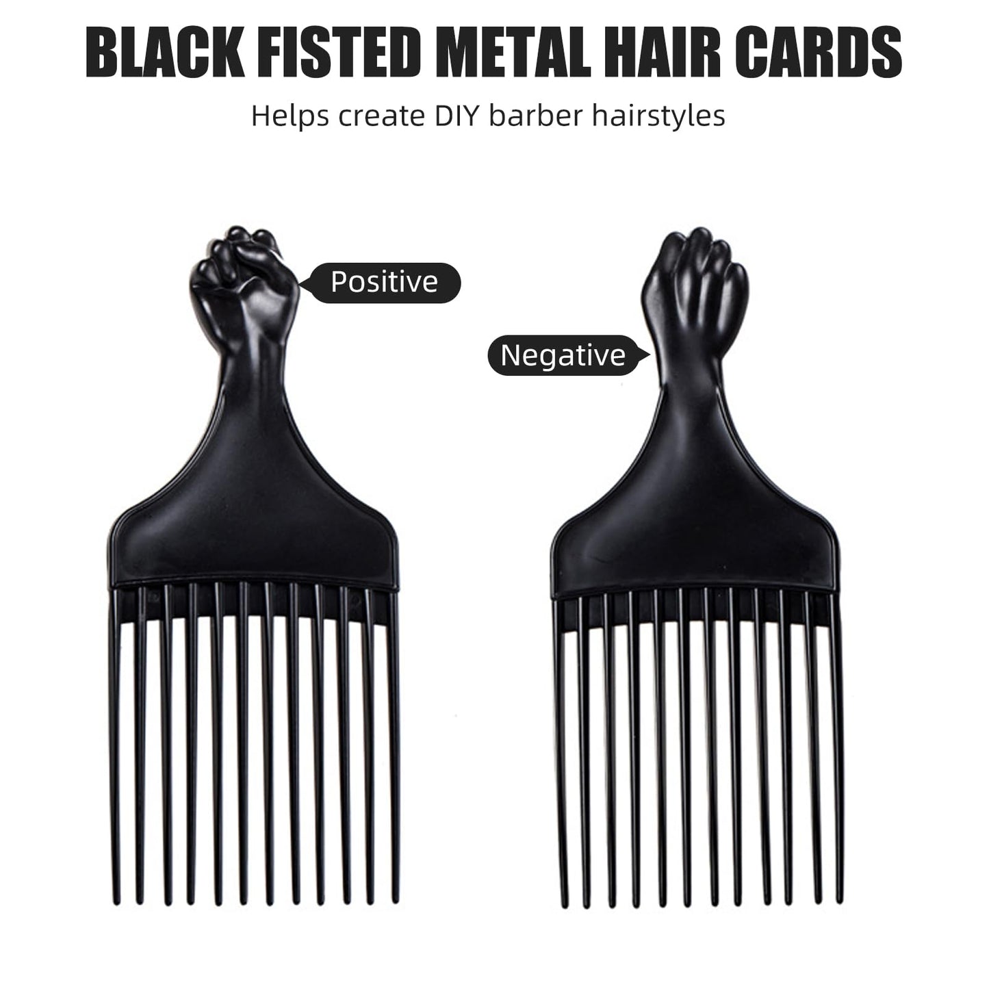 Soft 'N Style 7 inch plastic styling pick for men and women with afro textured hair.