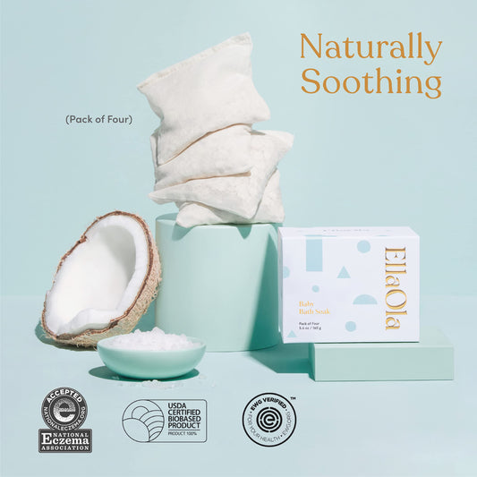 EllaOla bath tea soak sachet close up